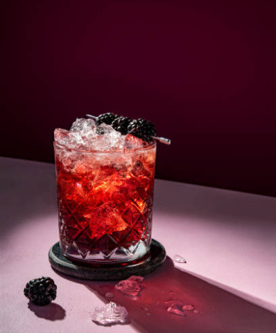  Crushed ice red drink